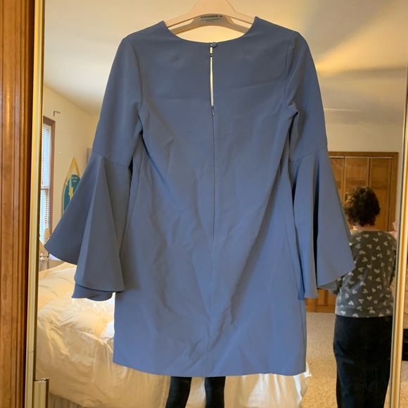 Milly Nicole Dress in Steel Blue - Picture 3 of 5